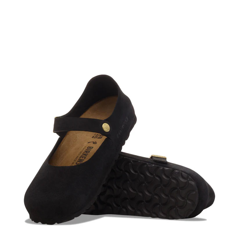 Birkenstock Mantova Black Suede
