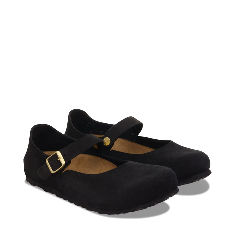 Birkenstock Mantova Black Suede
