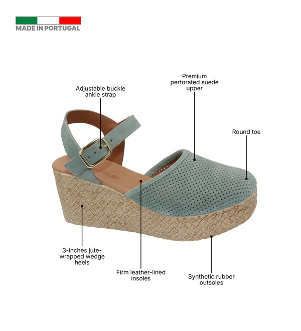 Eric Michael Forest Mint Suede