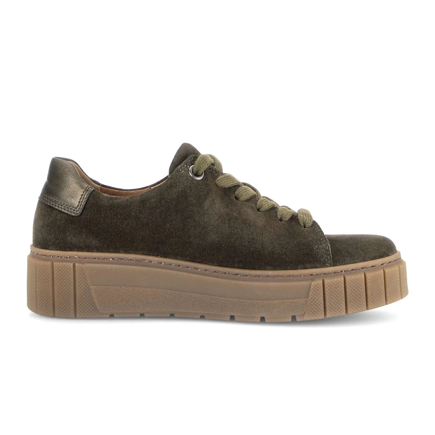 Gabor Frida Sneaker Olive Suede