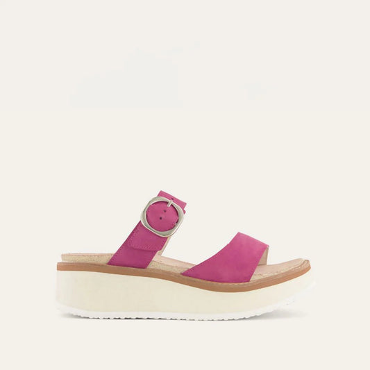 Naot Halvah Pink Plum Nubuck w/Off White sole