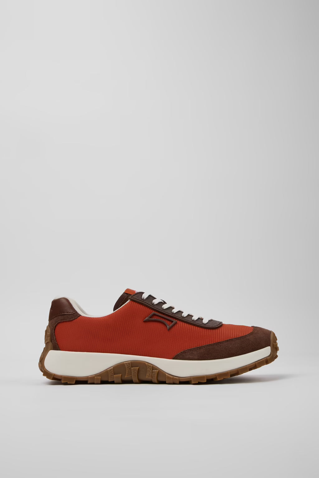 Camper Drift Trail Red/Brown Textile and Nubuck