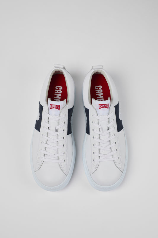 Camper Men's Runner White/Navy Leather