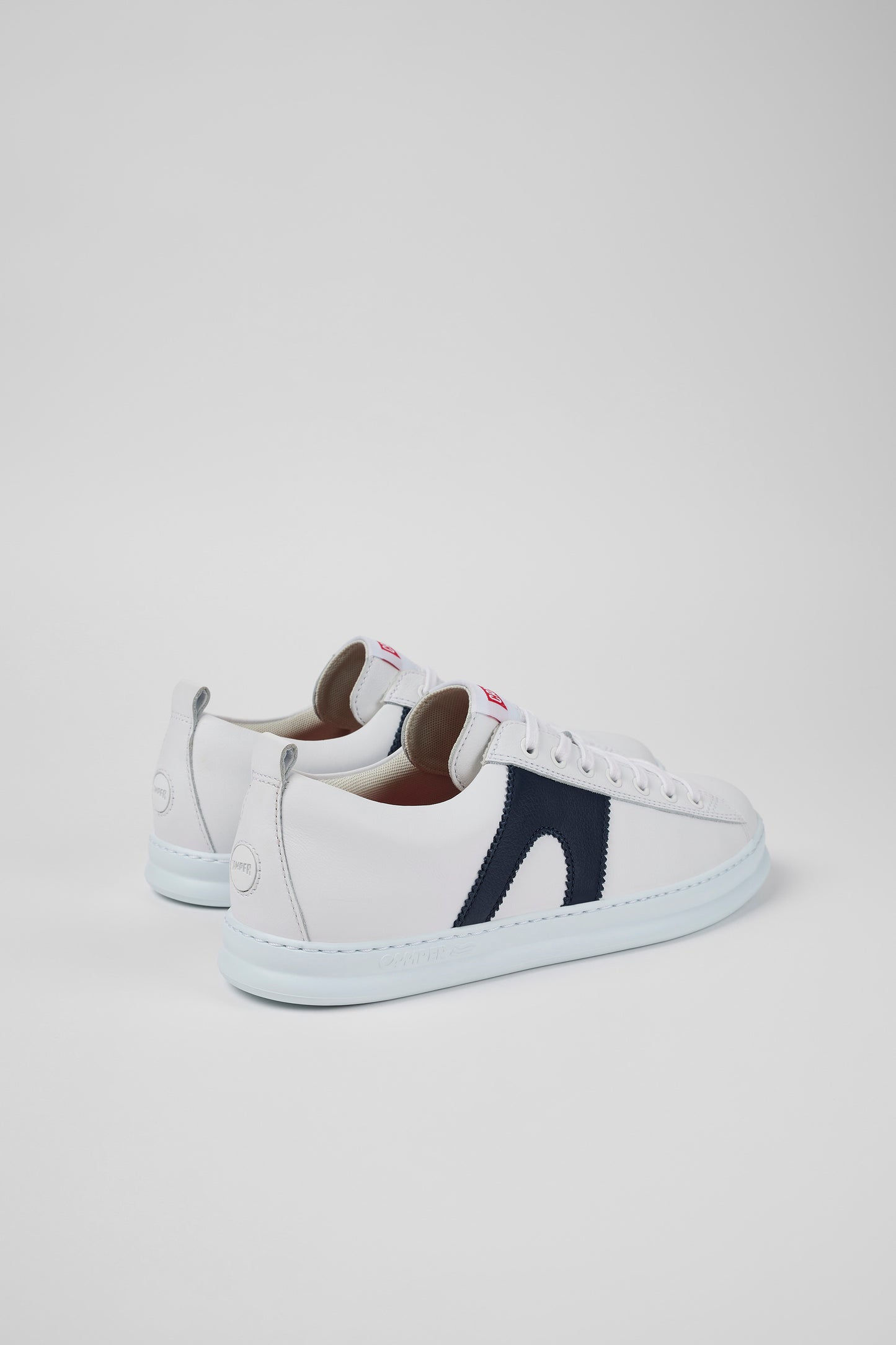 Camper Men's Runner White/Navy Leather