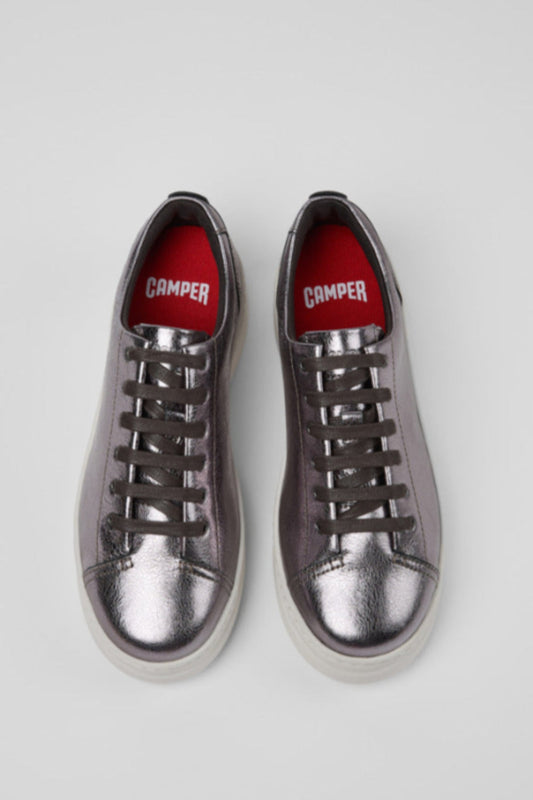 Camper Runner Up Silver Leather