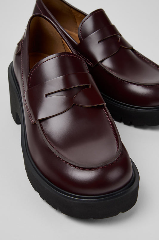 Camper Milah Women's Burgundy Loafer