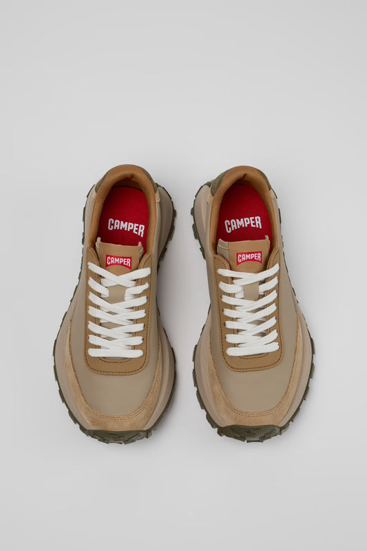 Camper Drift Trail Beige Leather/Nubuck