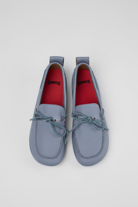 Camper Right Nina Moc Blue Leather
