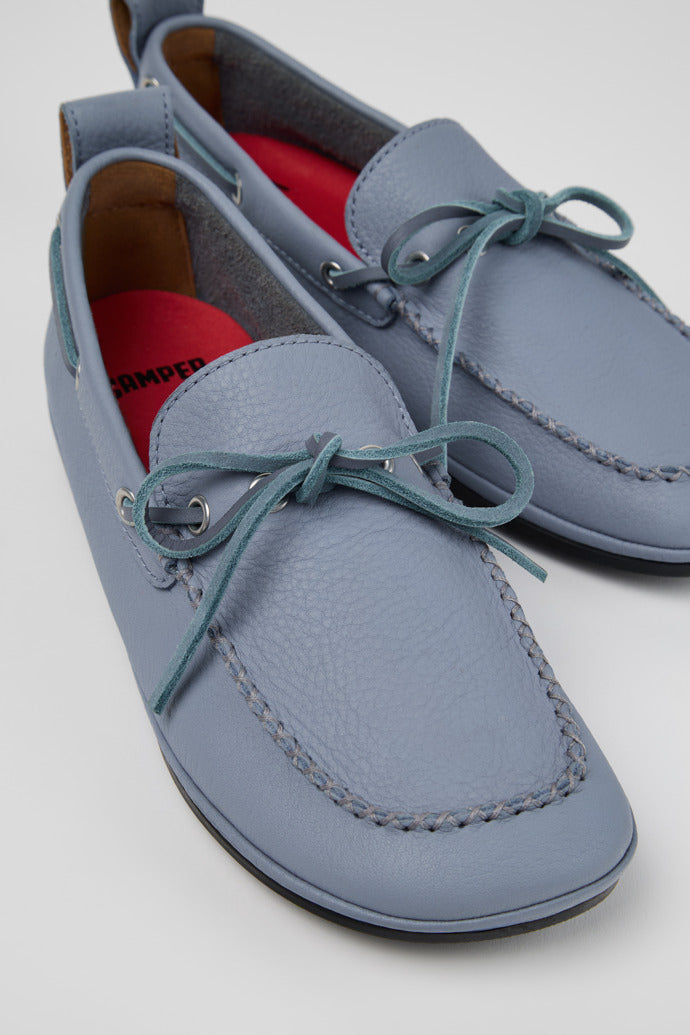 Camper Right Nina Moc Blue Leather
