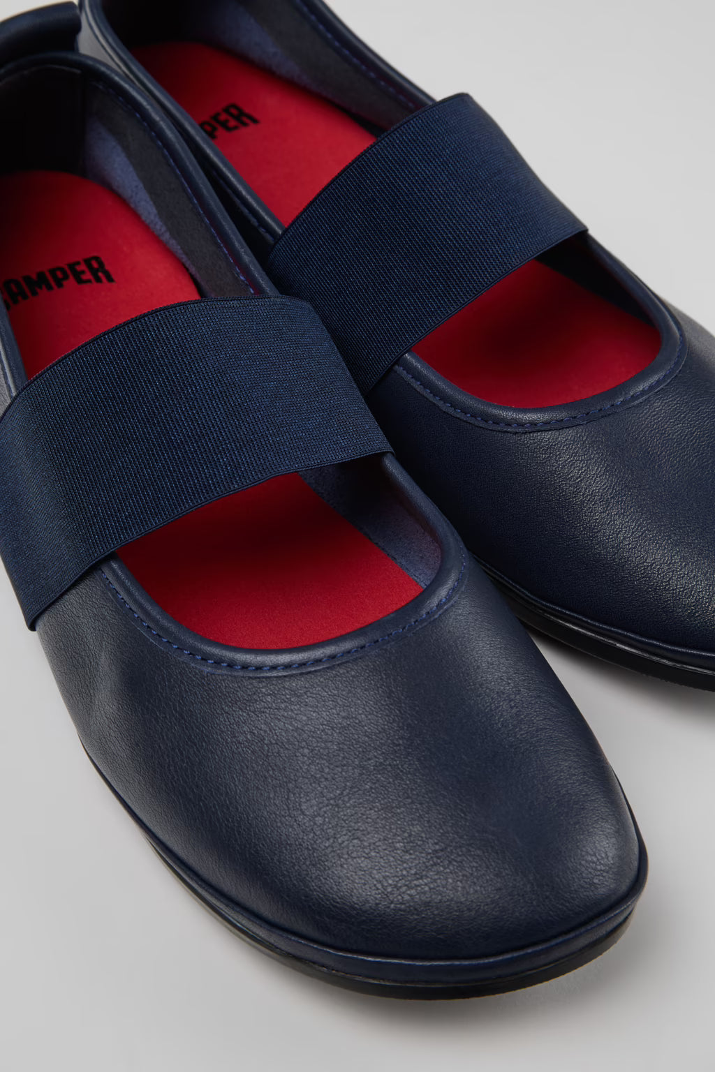 Camper Right Nina Navy Blue Leather