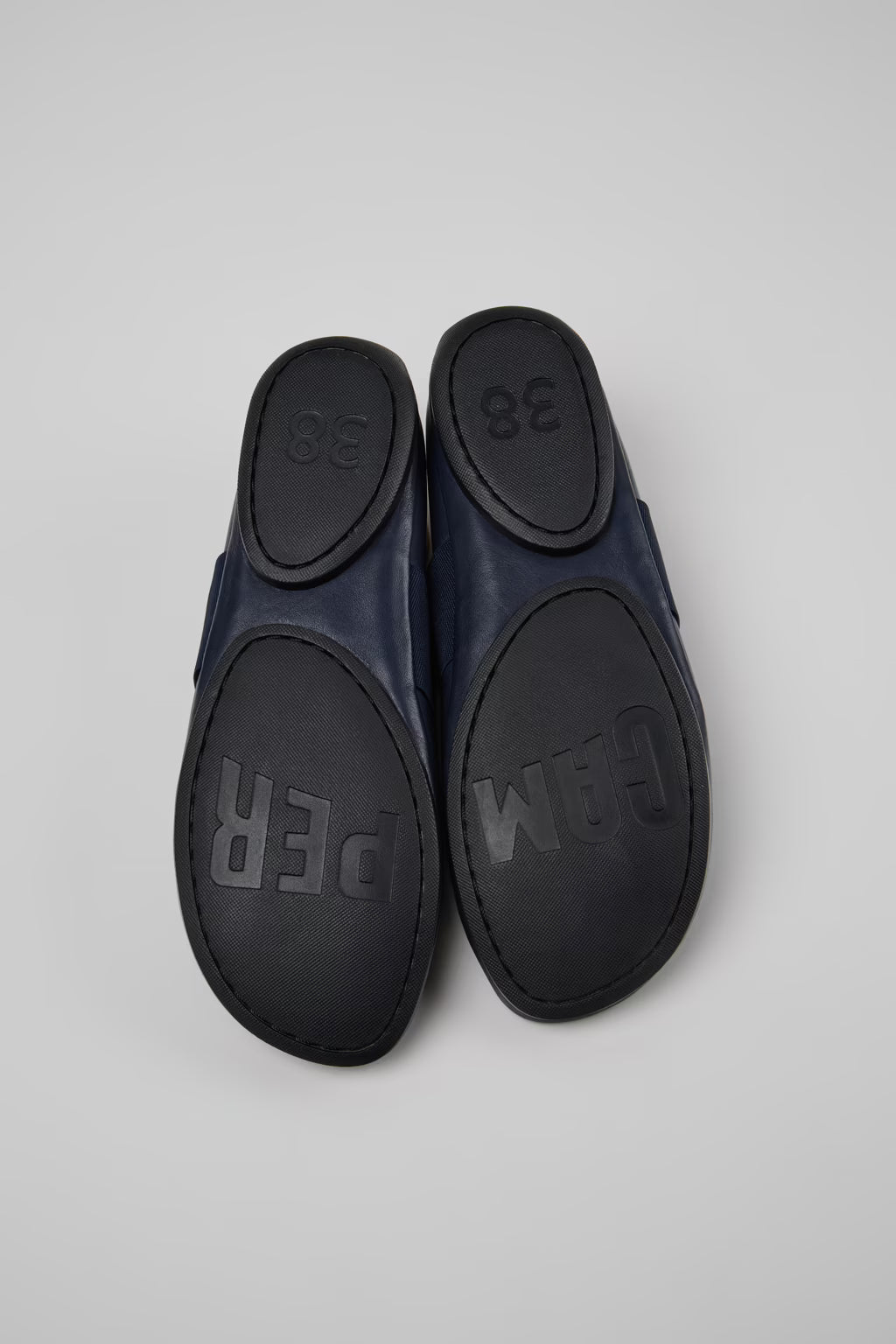 Camper Right Nina Navy Blue Leather