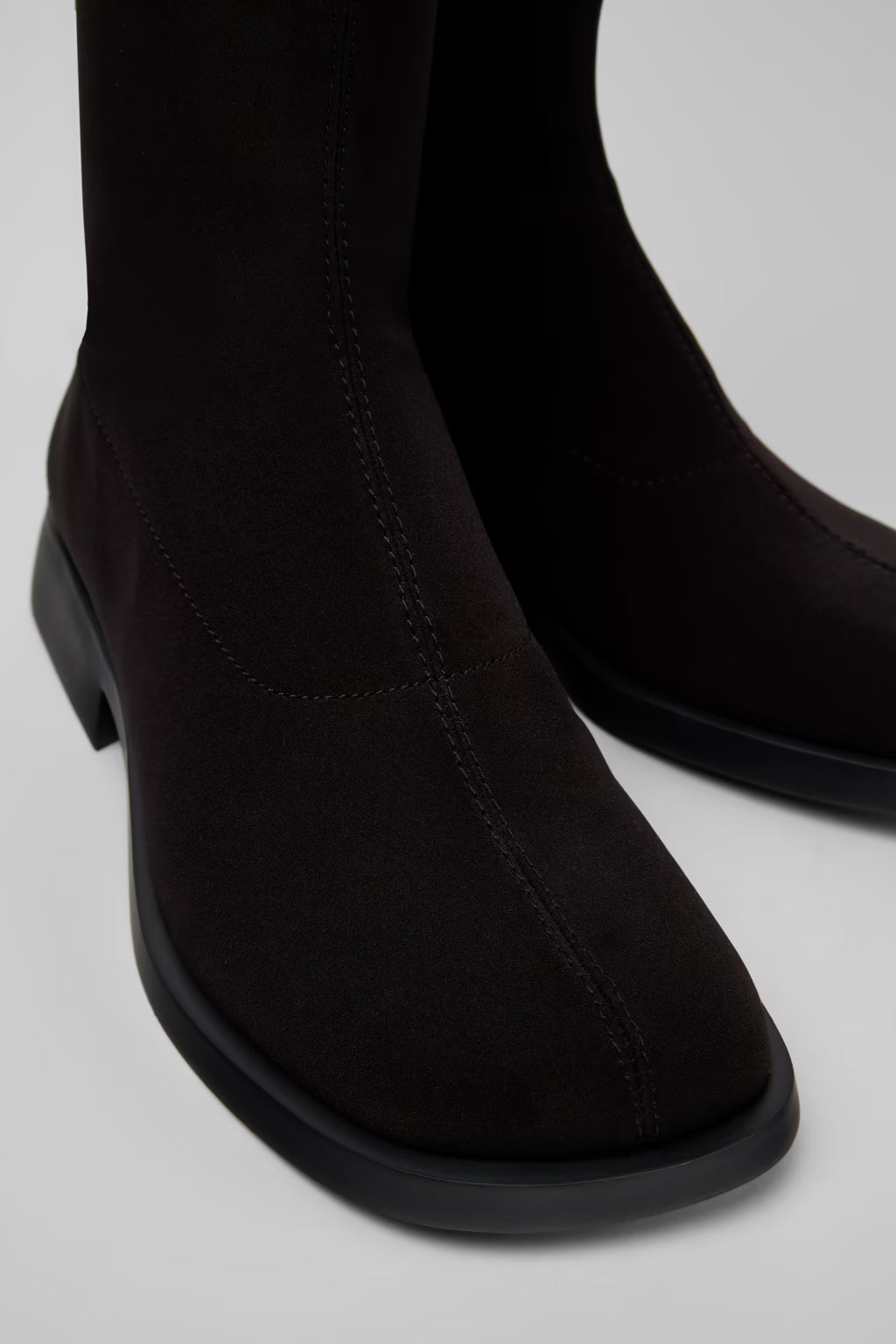 Camper Donna Black Textile Boot