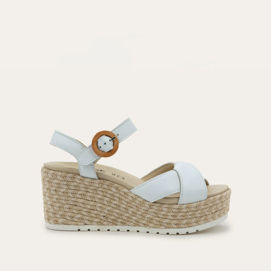 Naot Marbella White Leather
