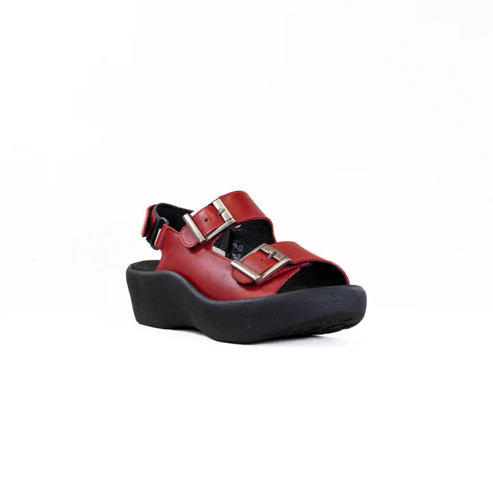 Wolky Fortune Red Leather