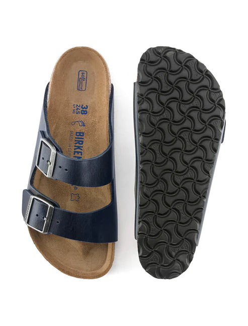 Birkenstock Arizona Blue Oiled Soft Footbed