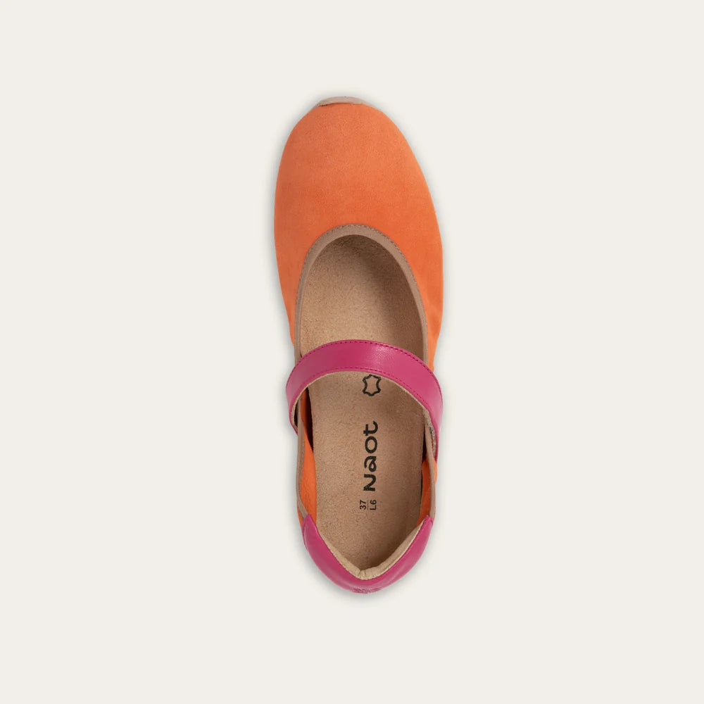 Naot Pure Terracotta Pink Combo