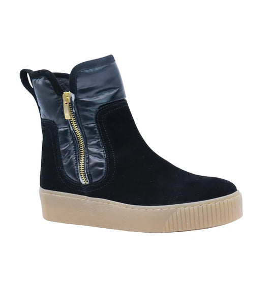 Eric Michael Polar Black Suede
