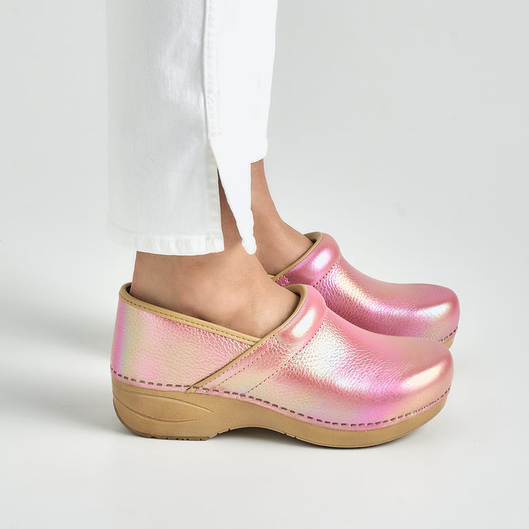 Dansko XP 2.0 Pink Iridescent Leather