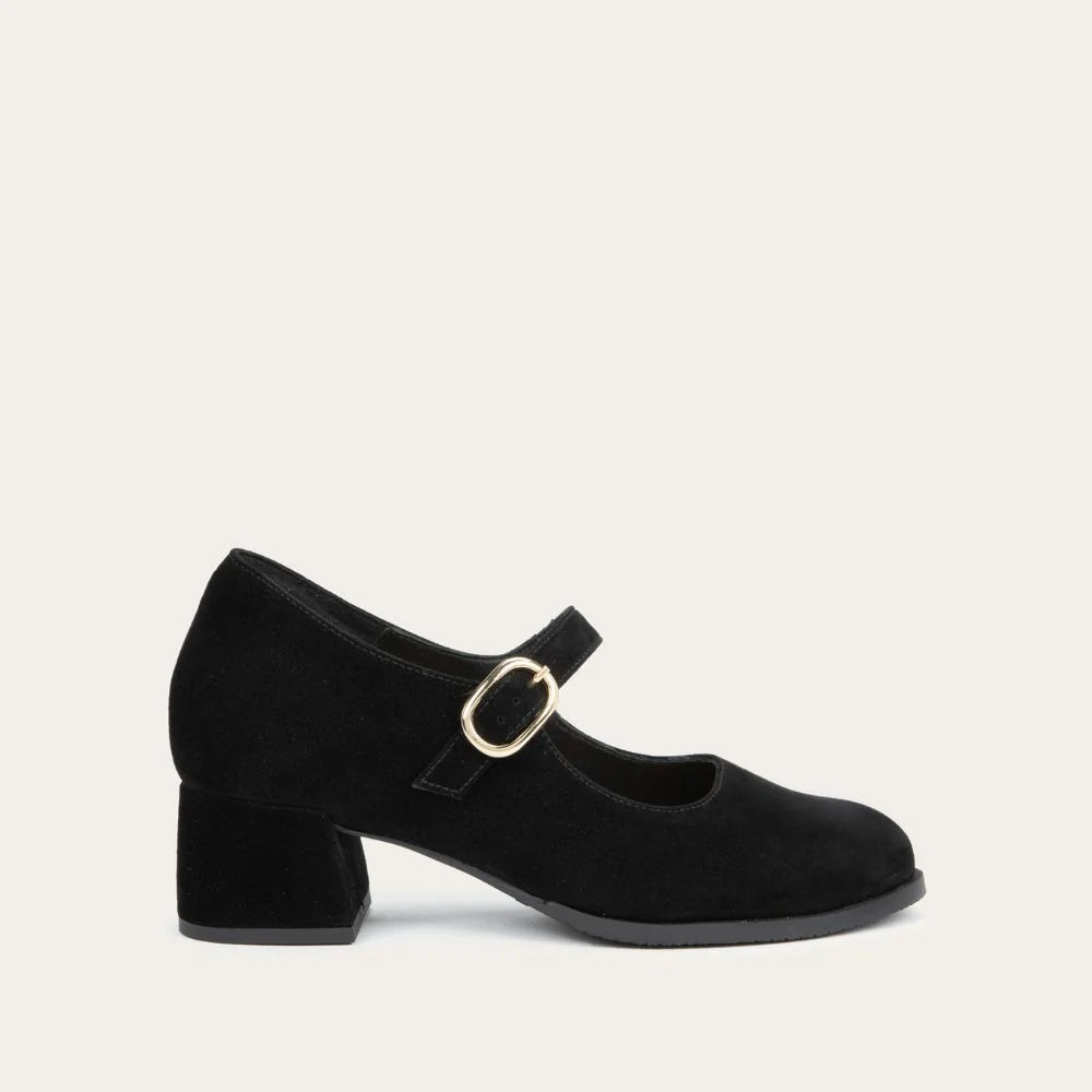 Naot Simile Black Suede