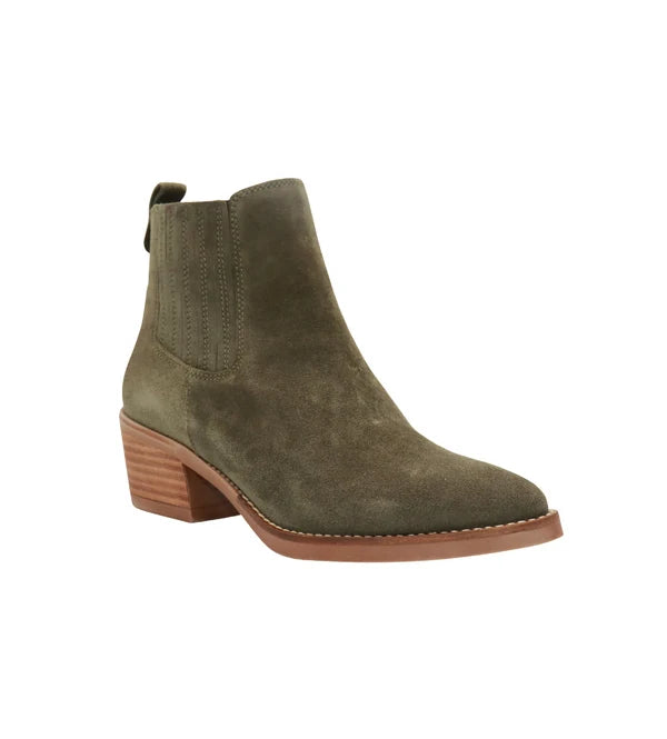 Eric Michael Sahara Green Suede