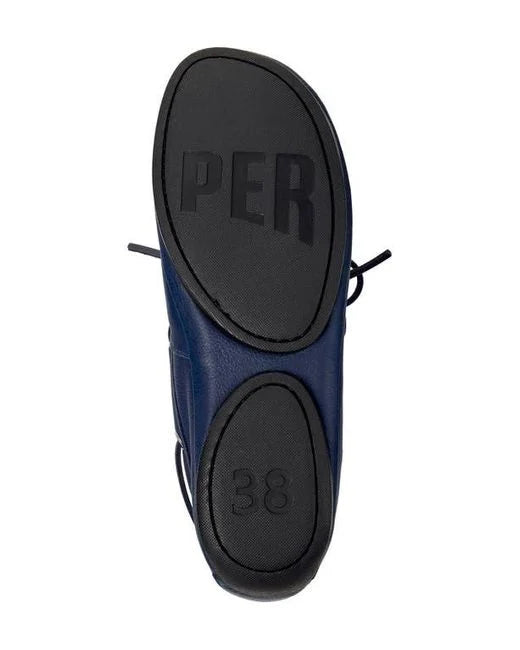 Camper Right Nina Moc Blue Leather