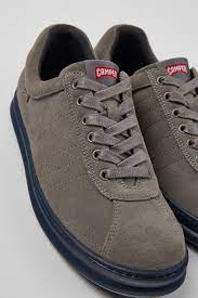 Camper Runner Unisex Dark Grey Nubuck/Brown