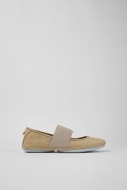 Camper Women's Right Nina Beige Nubuck