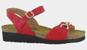 Naot Aubrey Kiss Red Leather