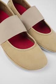 Camper Women's Right Nina Beige Nubuck