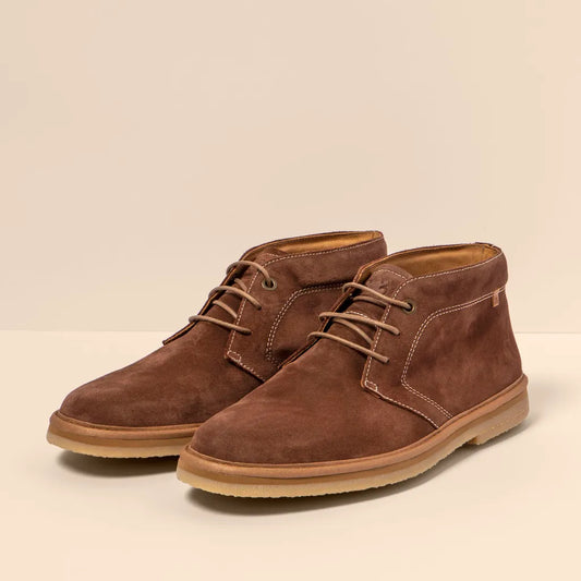 El Naturalista Lumbier Chukka Chocalate Silk Suede