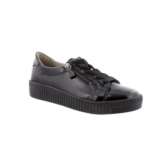 Gabor Collette Black Patent Leather