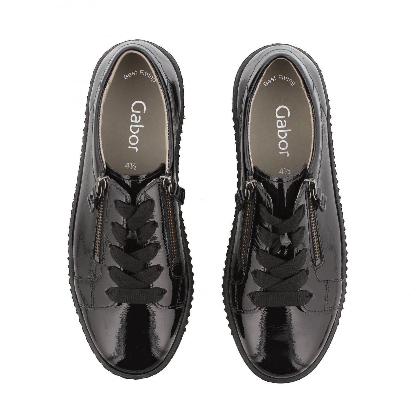 Gabor Collette Black Patent Leather