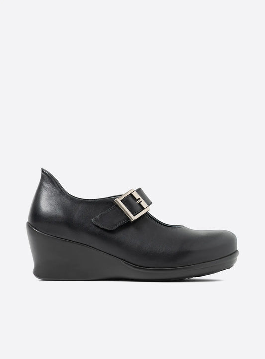 Wolky Tosca Black Leather