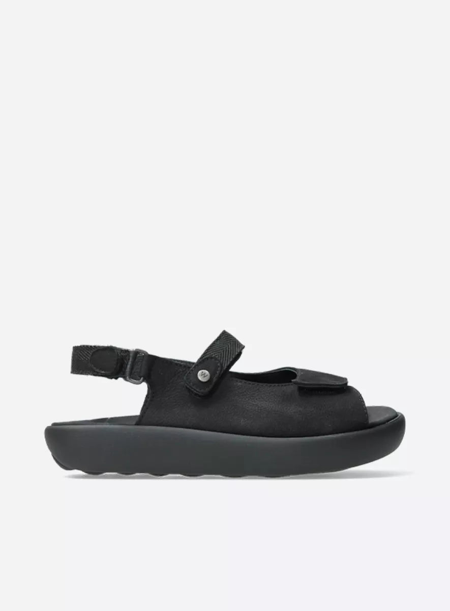 Wolky Jewel XW Black Nubuck